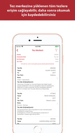 YÖK Mobil iPhone Ekran Görüntüsü 4