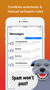 SpamHound SMS Spam Filter screenshot