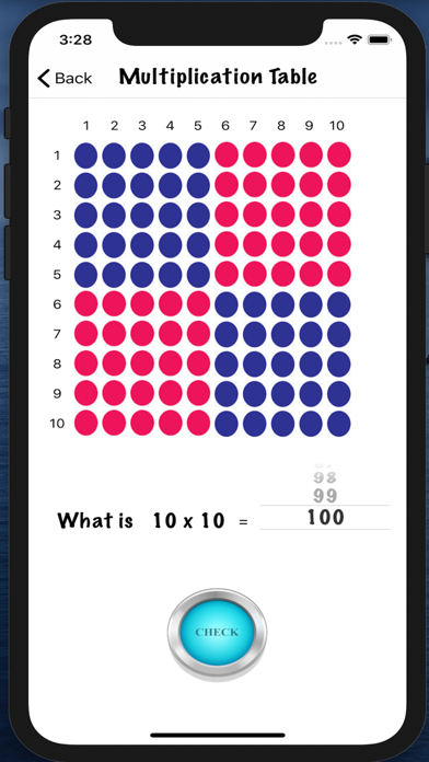 Screenshot #2 pour Multiplication Table