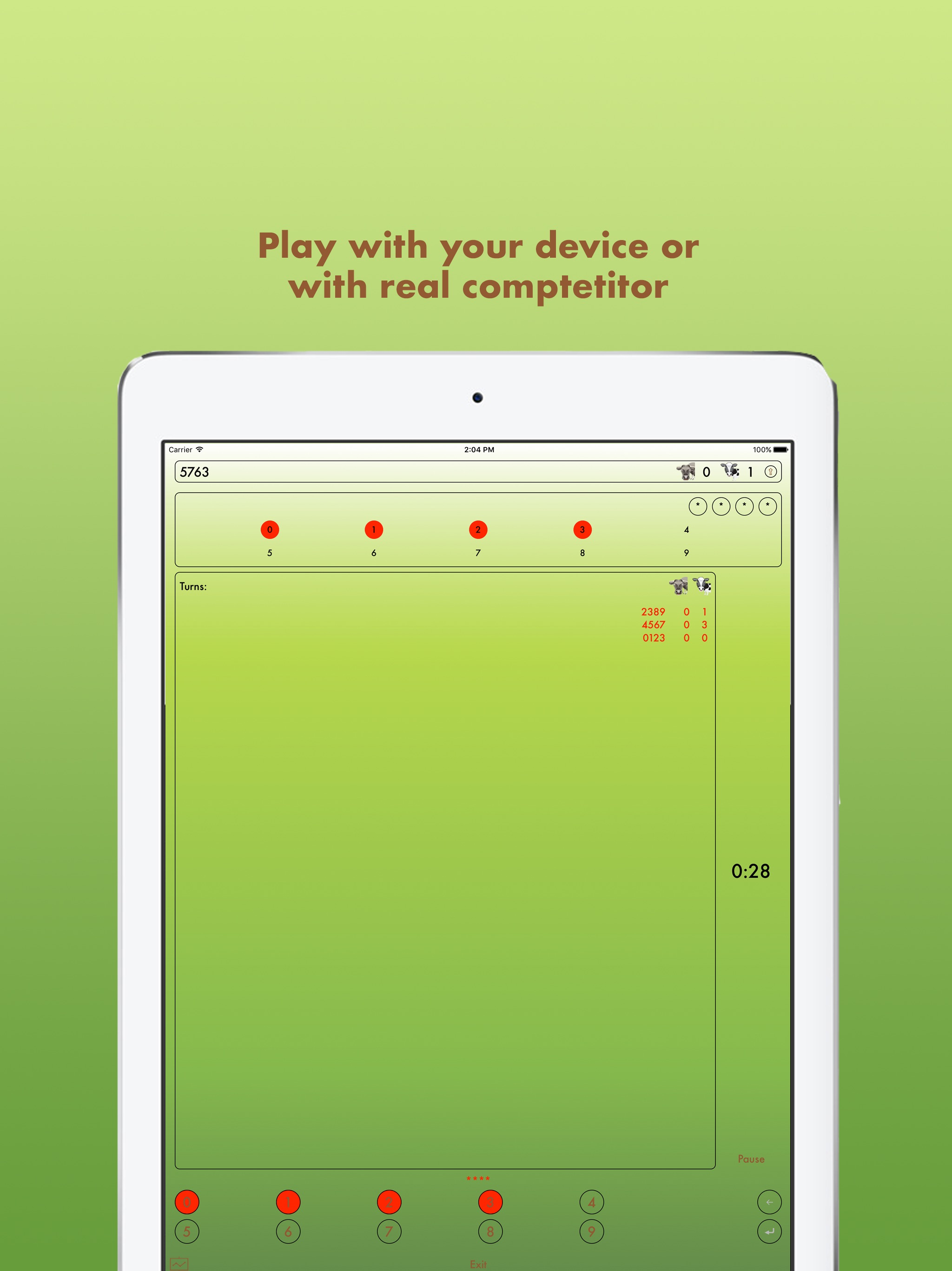 Cows & Bulls. screenshot 5