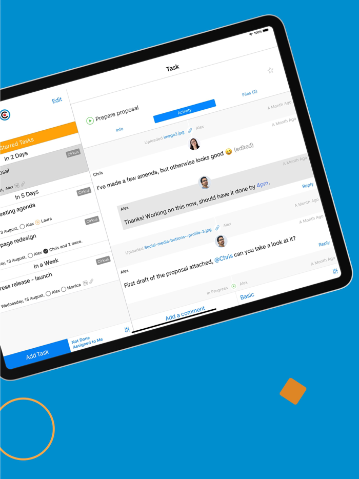 Cirkus Schedule your Tasks