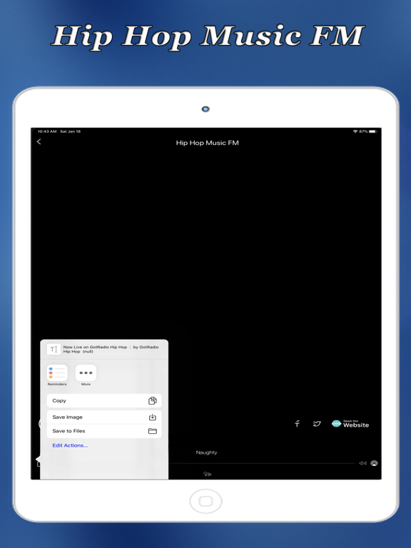 Screenshot #6 pour Hip Hop Music FM