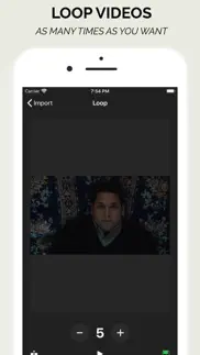 loop videos - repeater iPhone Captures Décran 1