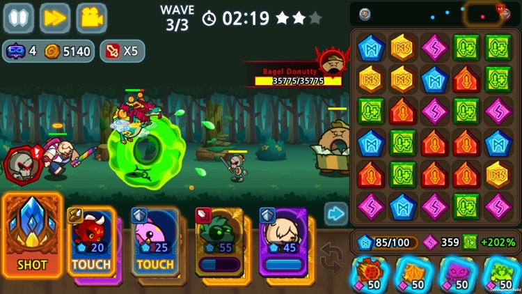 Puzzle Defense: Match 3 Battle screenshot-4