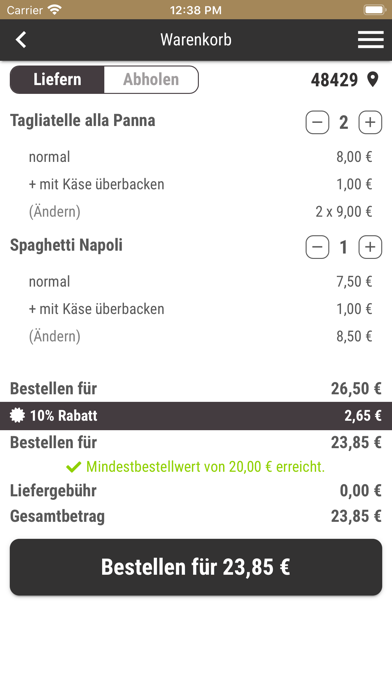 App screenshot