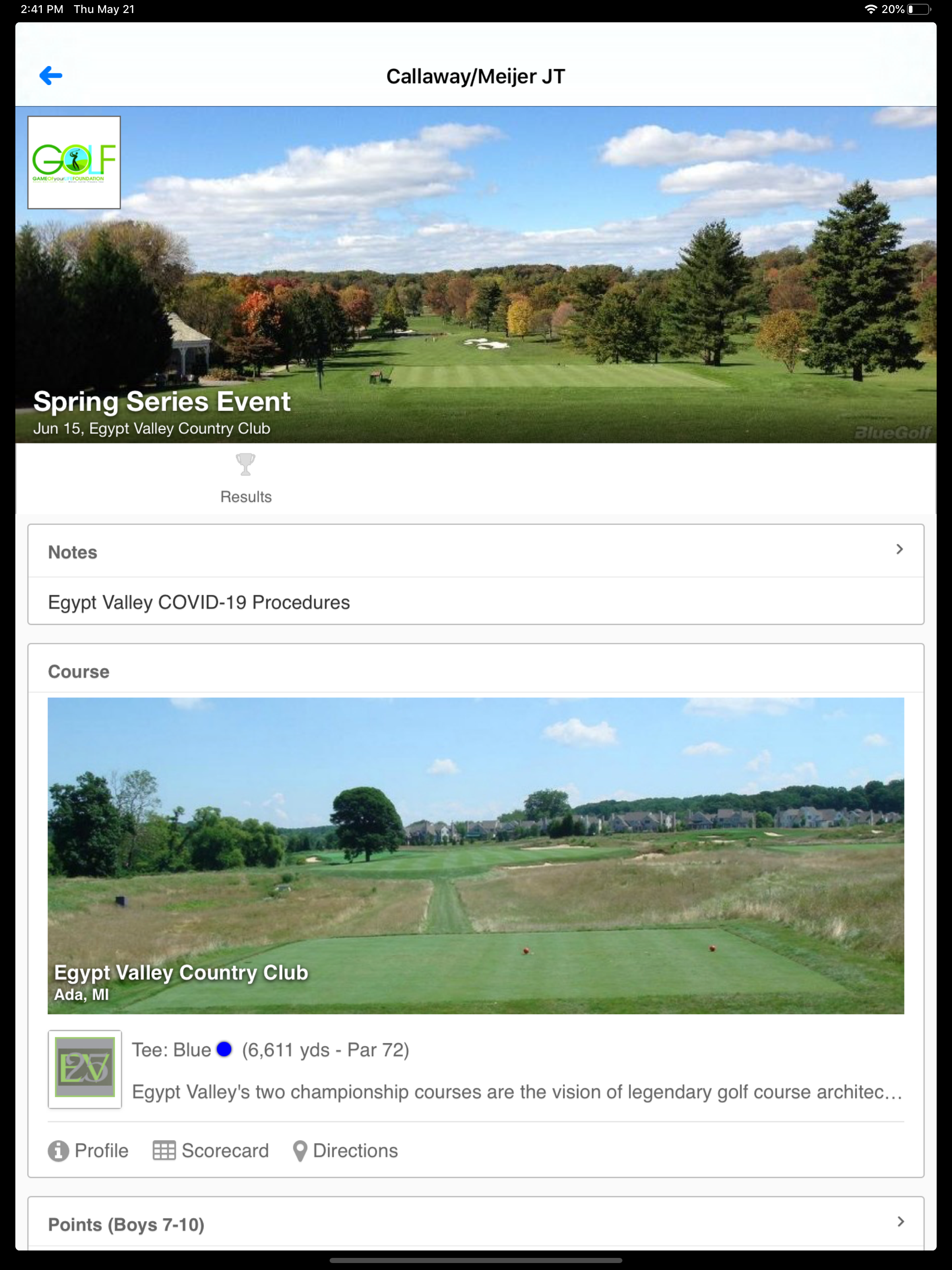 Callaway/Meijer - G.O.L.F