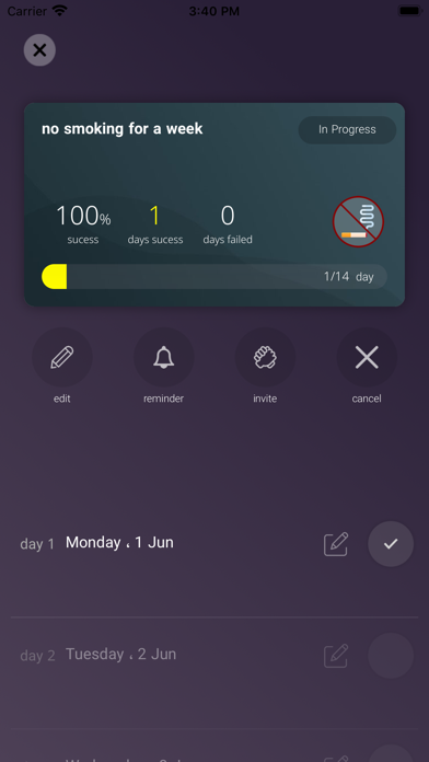 Screenshot #2 pour My Challenge App