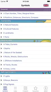 marine chart symbols iphone screenshot 1