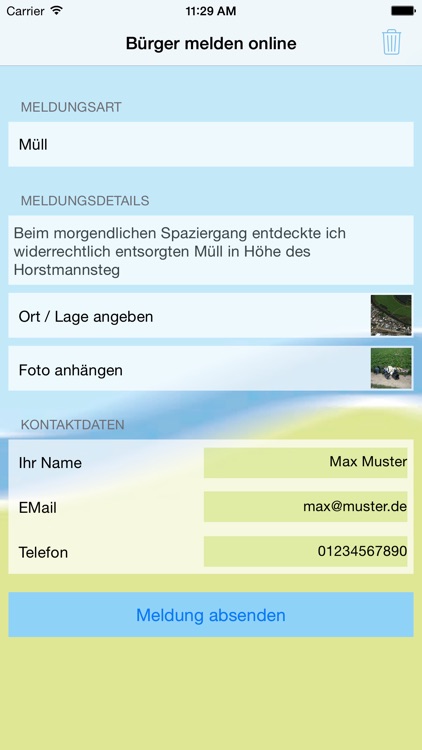 Bürger melden online