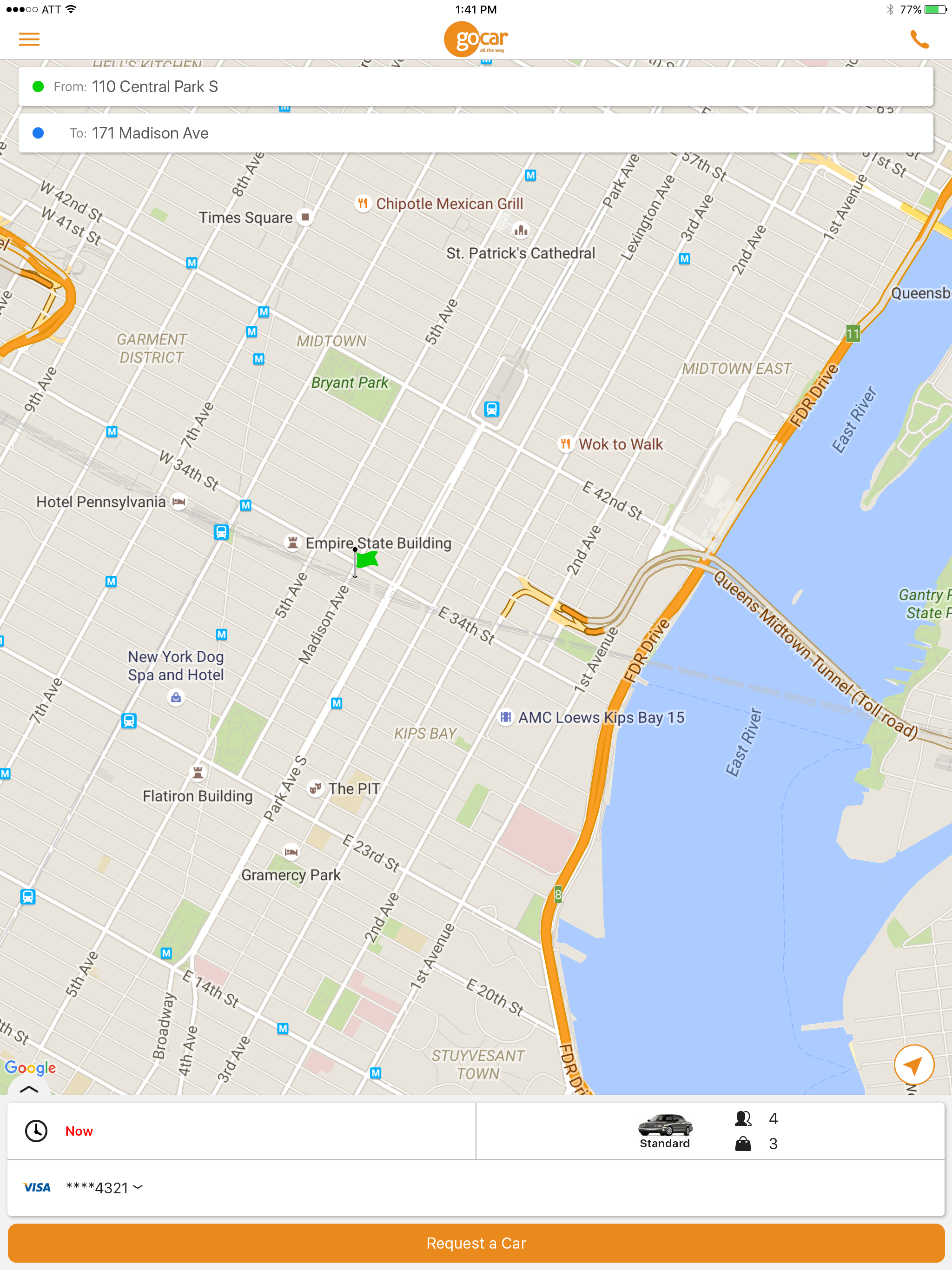GoCar - New York Car Service screenshot 8