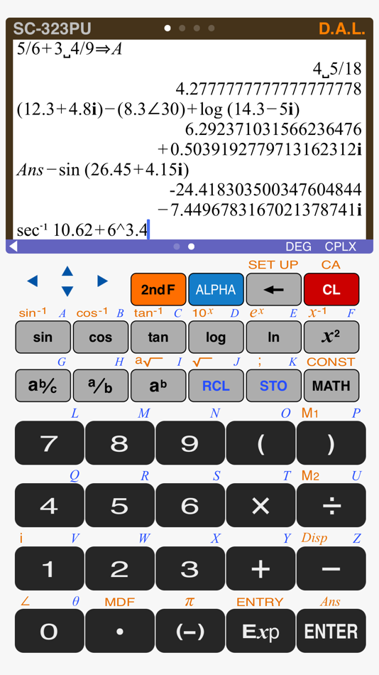#1. Calculator SC-323PU (macOS) 由: Thomas Öllinger