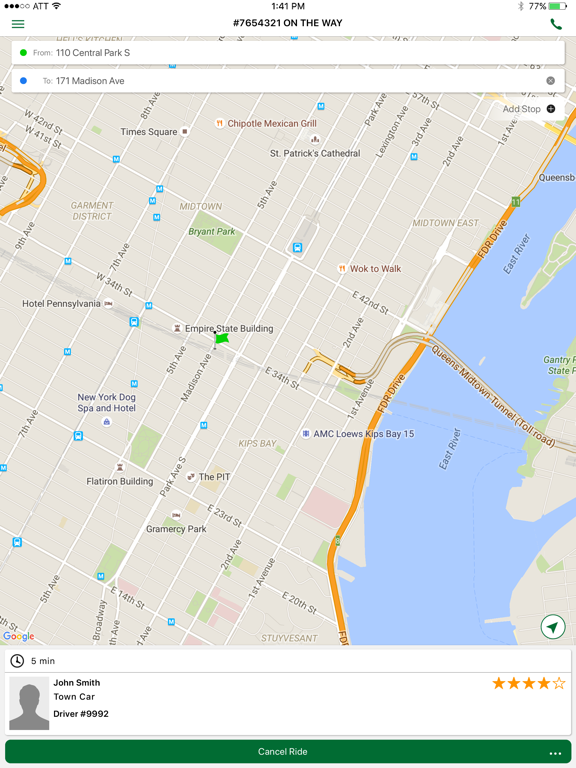 Supremo Taxi RD iPad screenshot 5 - Travel app