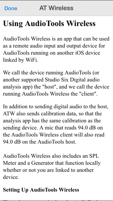 Screenshot #2 pour AudioTools Wireless