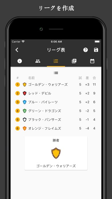 Winner トーナメント作成app リーグマネージャー By Tal Porat Ios 日本 Searchman アプリ マーケットデータ