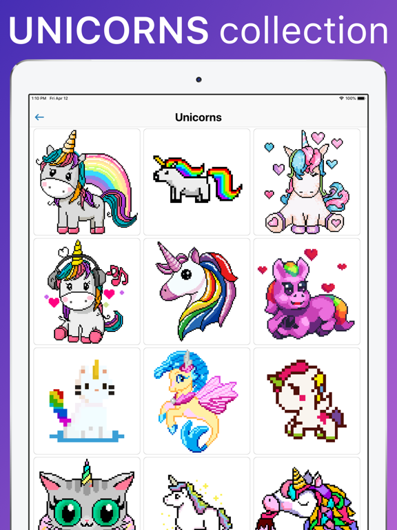 Multi Color by number iPad screenshot 4 - Entertainment app