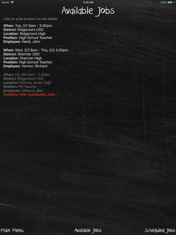 SubAlert for Frontline Ed iPad screenshot