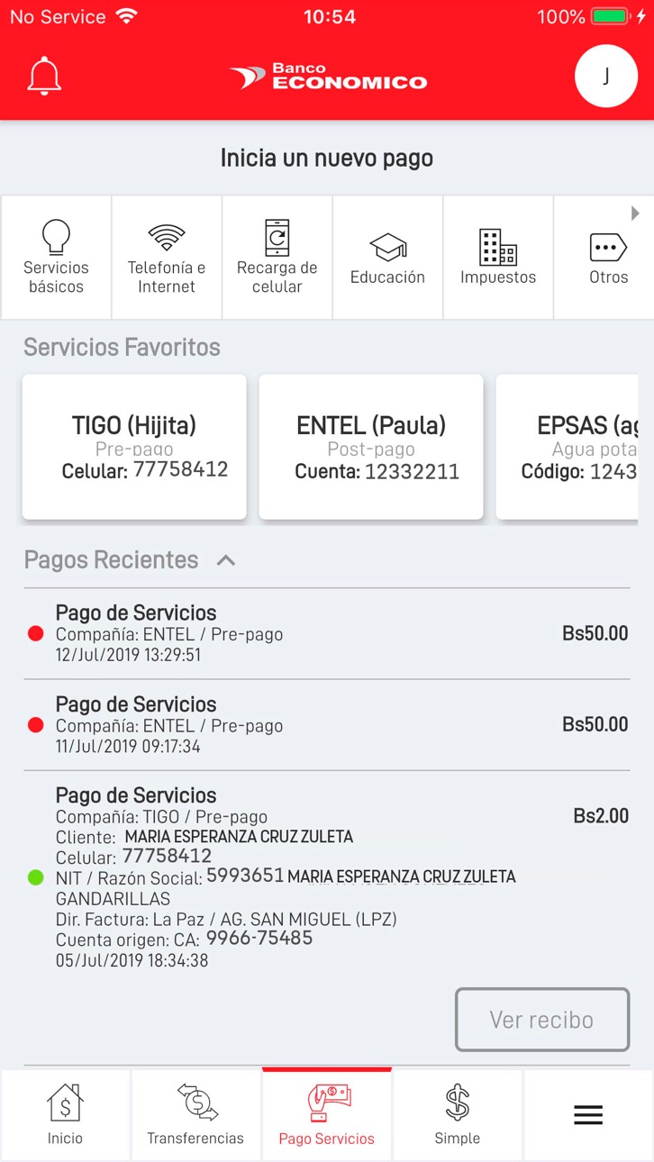 iPhone screenshot