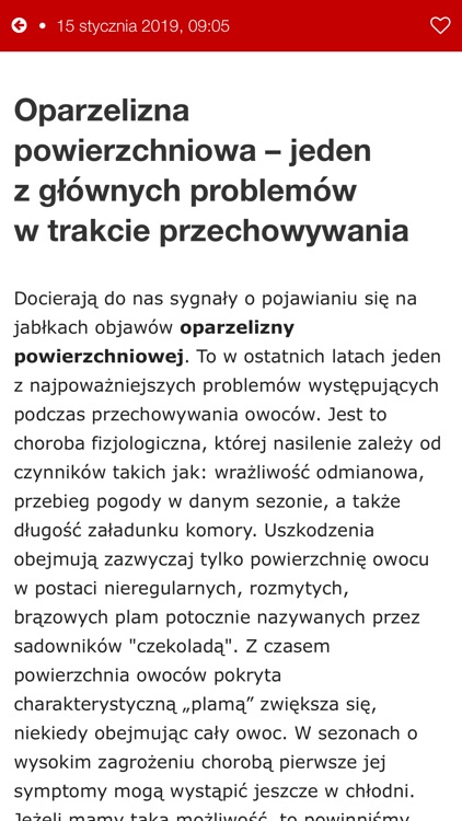 Komunikaty sadownicze