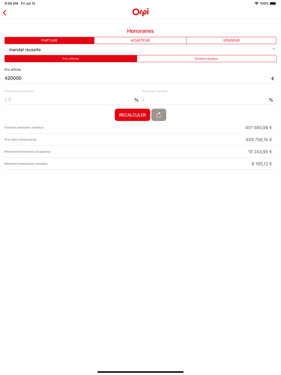 Screenshot #6 pour ORPI ImmoOutils
