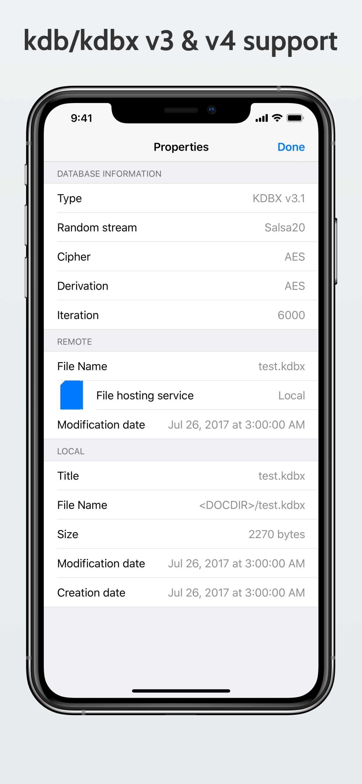 KyPass - KeePass in Sync
