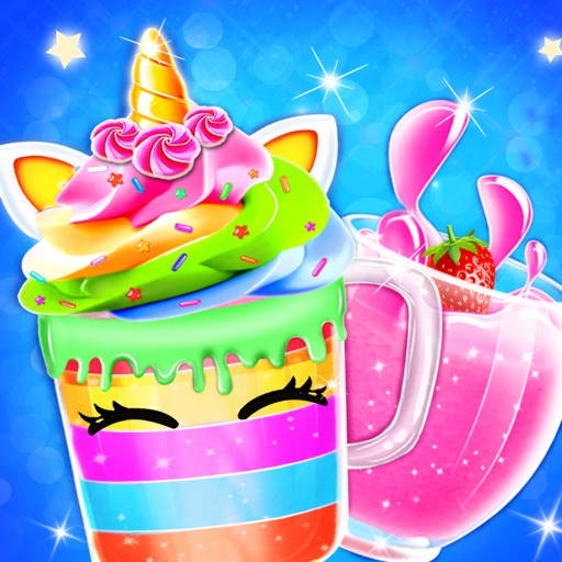 Unicorn Milkshake Making Games iOS App