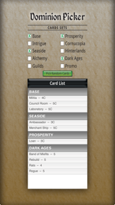 Dominion Picker screenshot