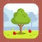 Simple colorful game where you need to catch as many apples as you can