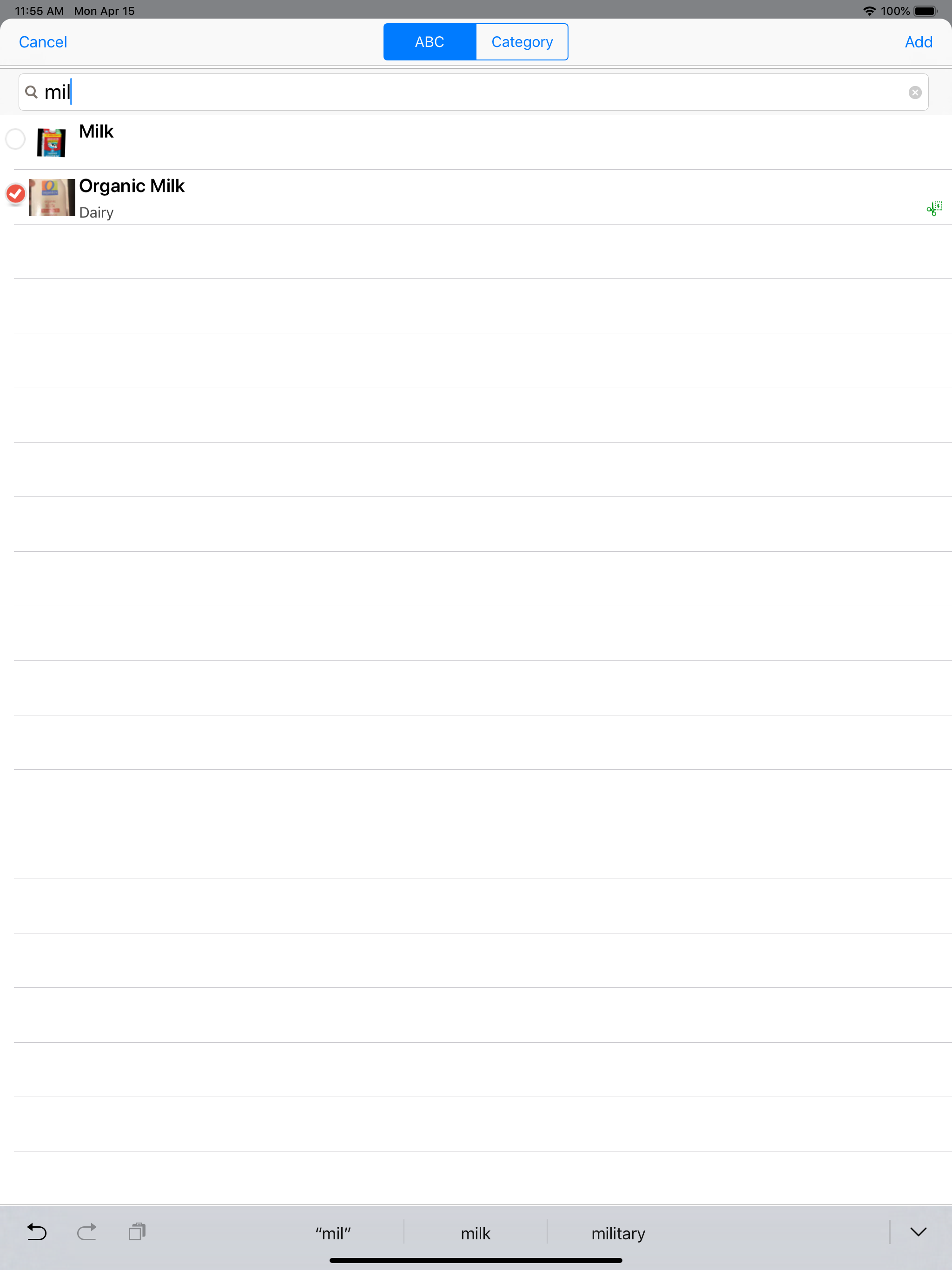 Grocery Gadget Lite screenshot 7