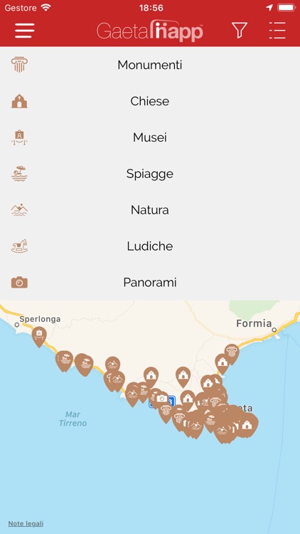 Gaeta in app