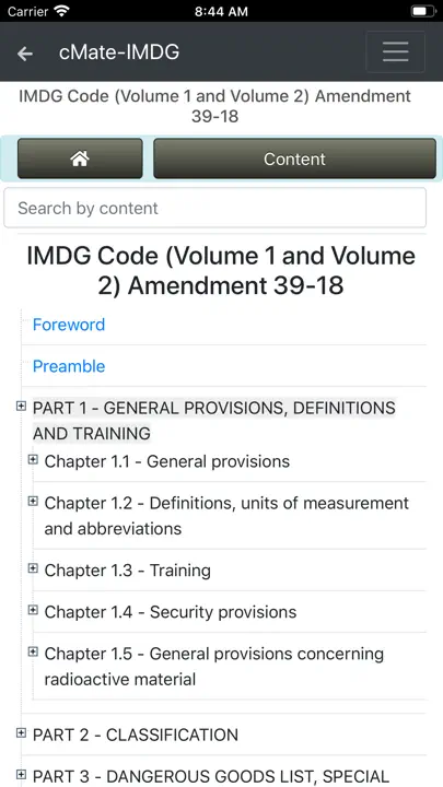 CMate-IMDG Code iPhone Ekran Görüntüsü 3