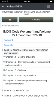 cMate-IMDG Code screenshot 3