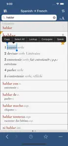 Ultralingua French-Spanish screenshot #1 for iPhone