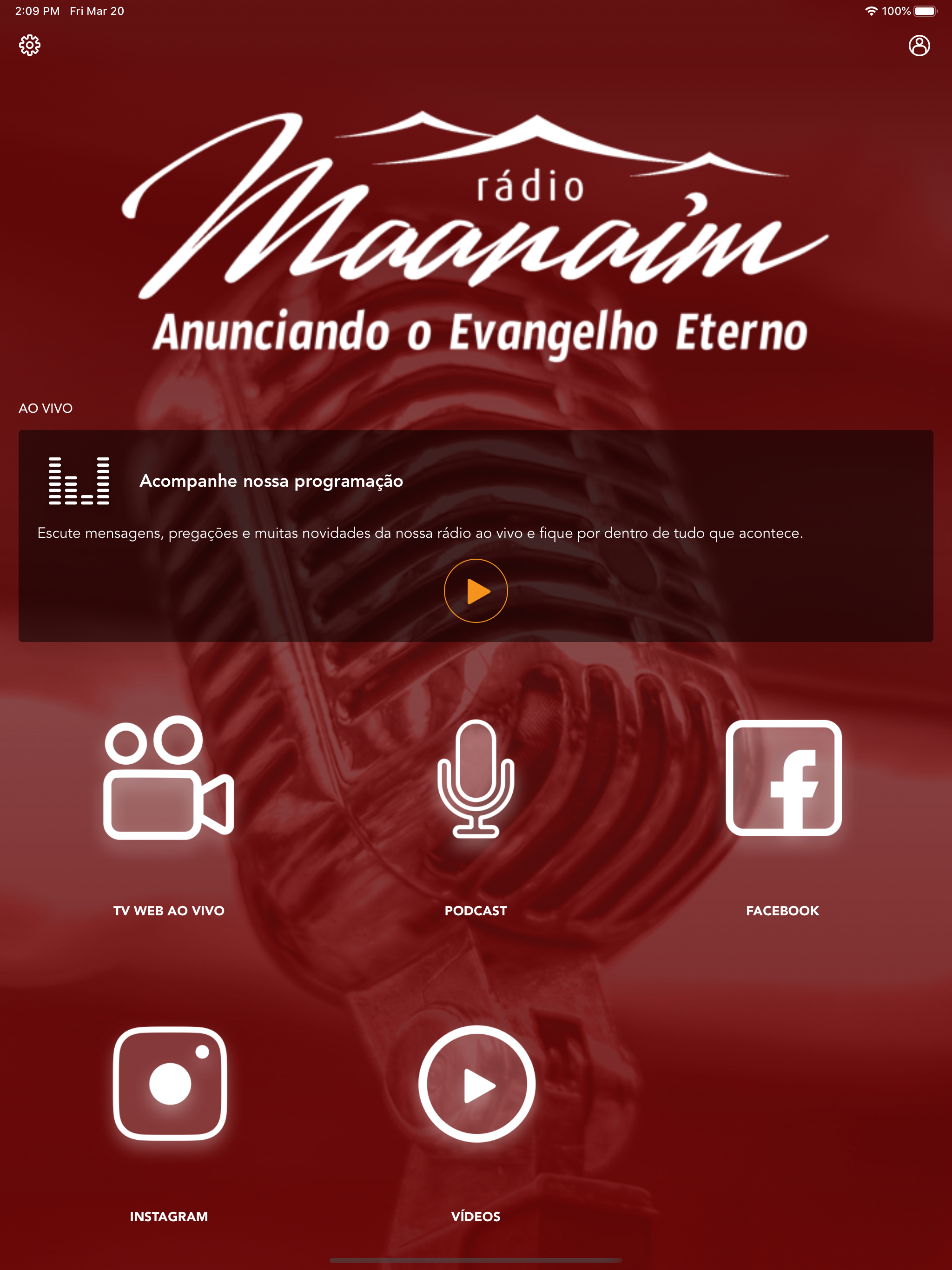 Rádio MAANAIM screenshot 6