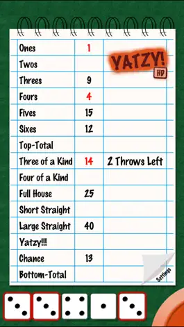 Game screenshot Yatzy HD apk