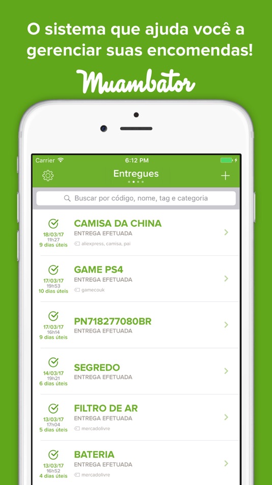 #1. Muambator (iOS) 由: Méliuz