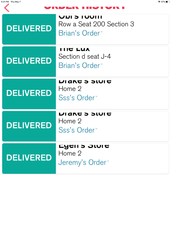 Runner App For FanFood iPad screenshot 5 - Business app