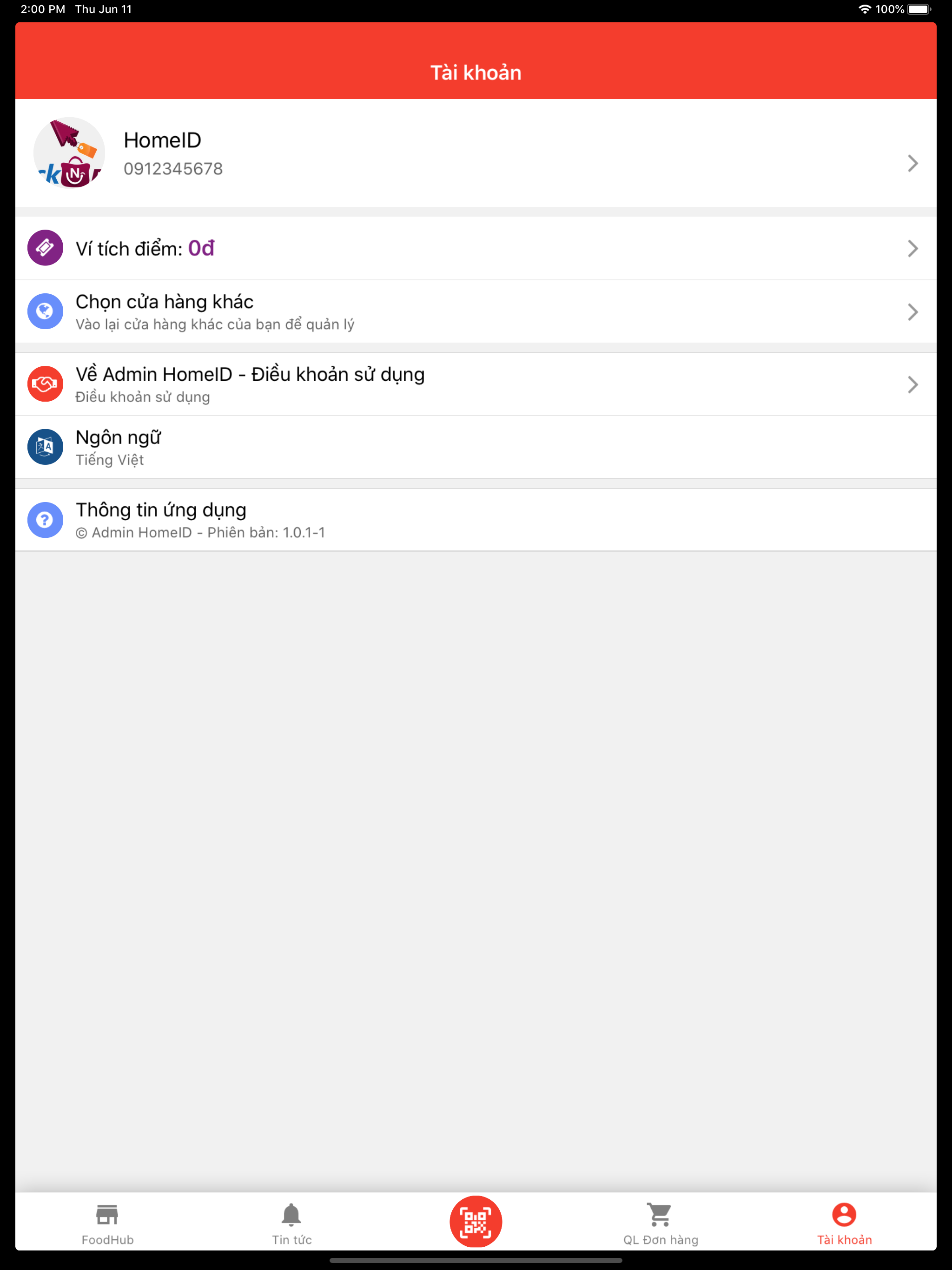 HomeID Admin Dành cho Quản lý screenshot 6