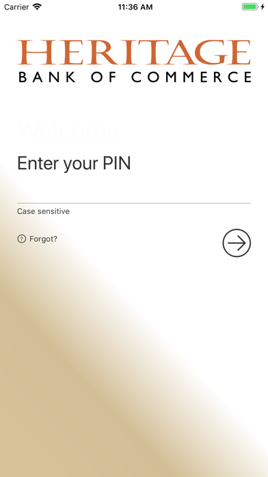 Heritage Bank of Commerce Screenshot