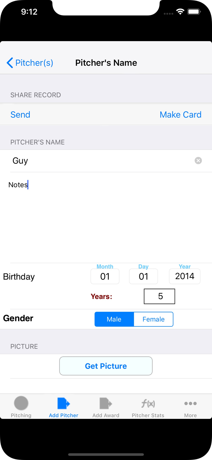 Pitching and Throwing Radar Gun