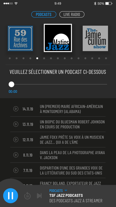 Screenshot #1 pour TSF-Jazz