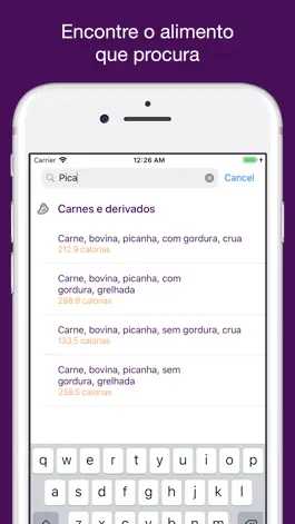 Game screenshot Tabela Taco de Alimentos apk