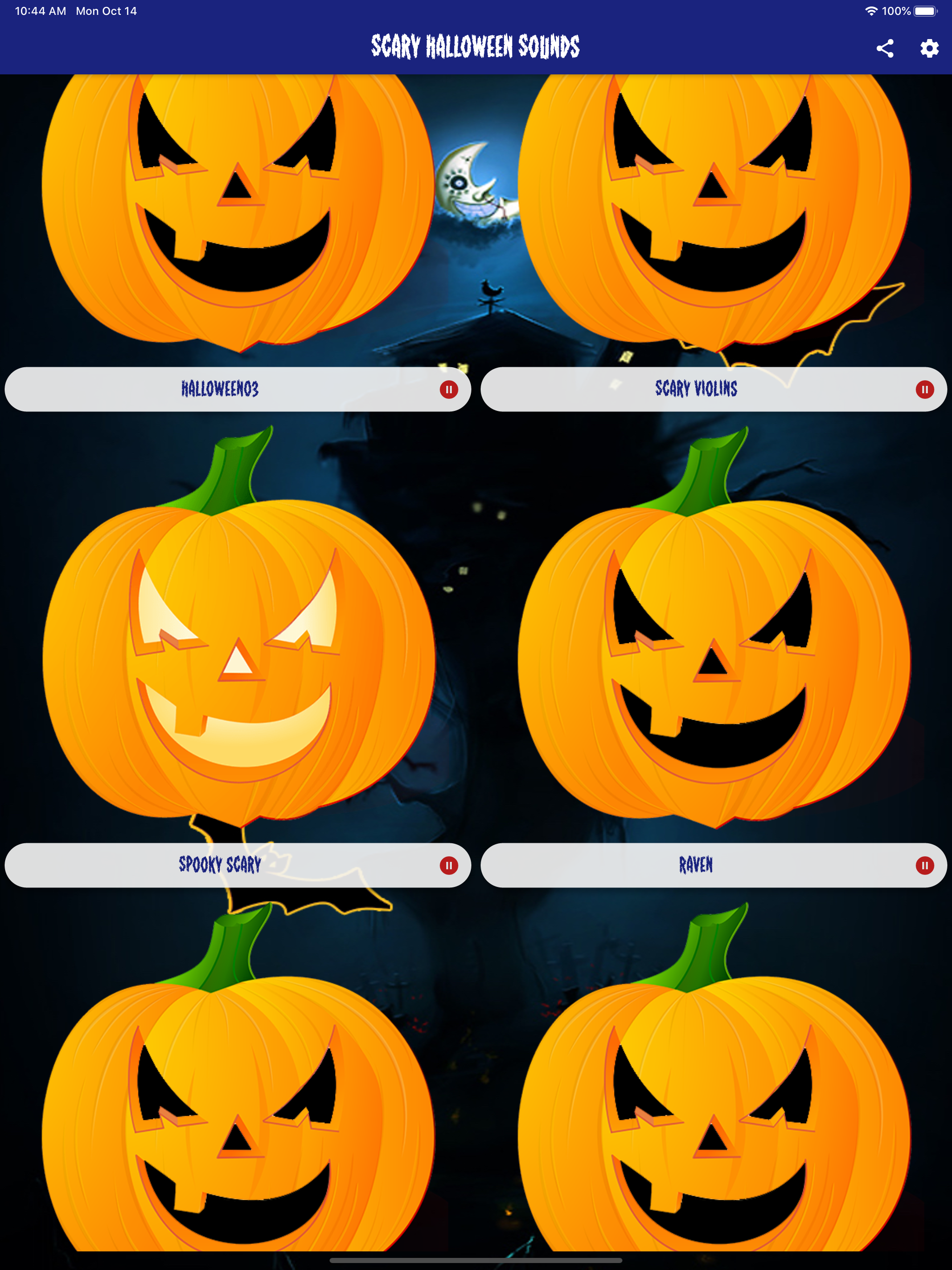 Halloween Creepy Sounds screenshot 12