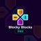 Blocky Blocks Pro Game that will challenge your ability to distinguish and arrange colors