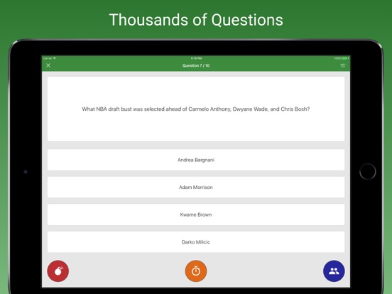 Sports Fan Quiz screenshot