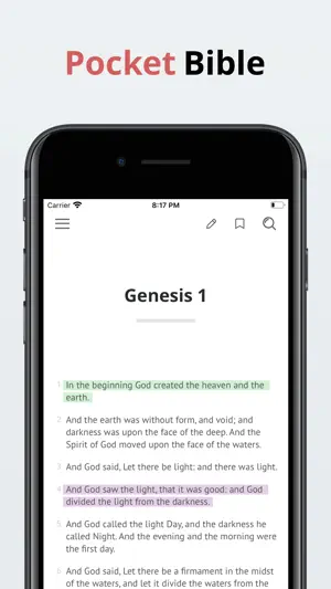 Pocket Study Bible screenshot 1