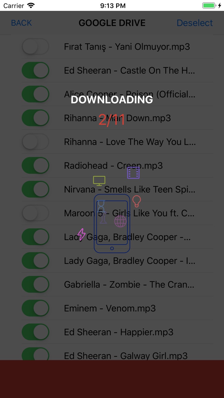 iPhone screenshot