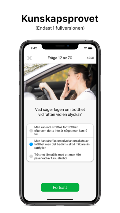 Körkortsfrågor Screenshot