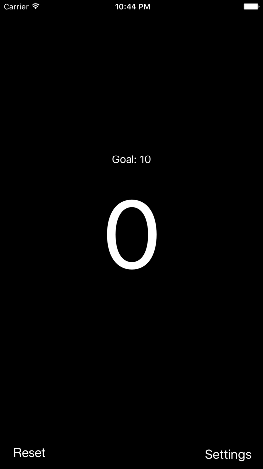 #1. Easy Counter - Set your goal! (iOS) Podle: Sungho Lee