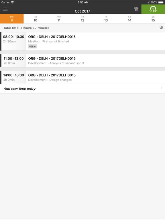 Screenshot #4 pour FunkyTime Tracker