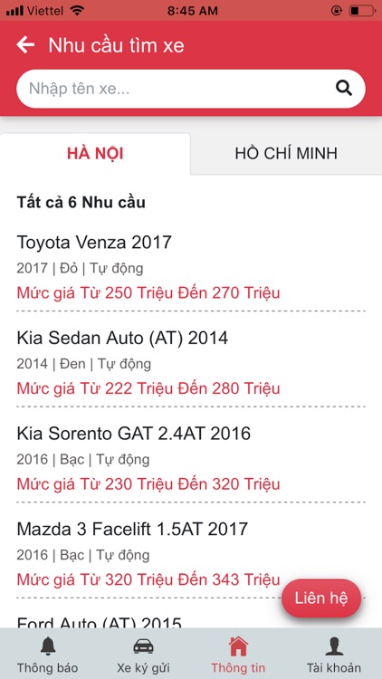 Anycar - Đại lý screenshot-6